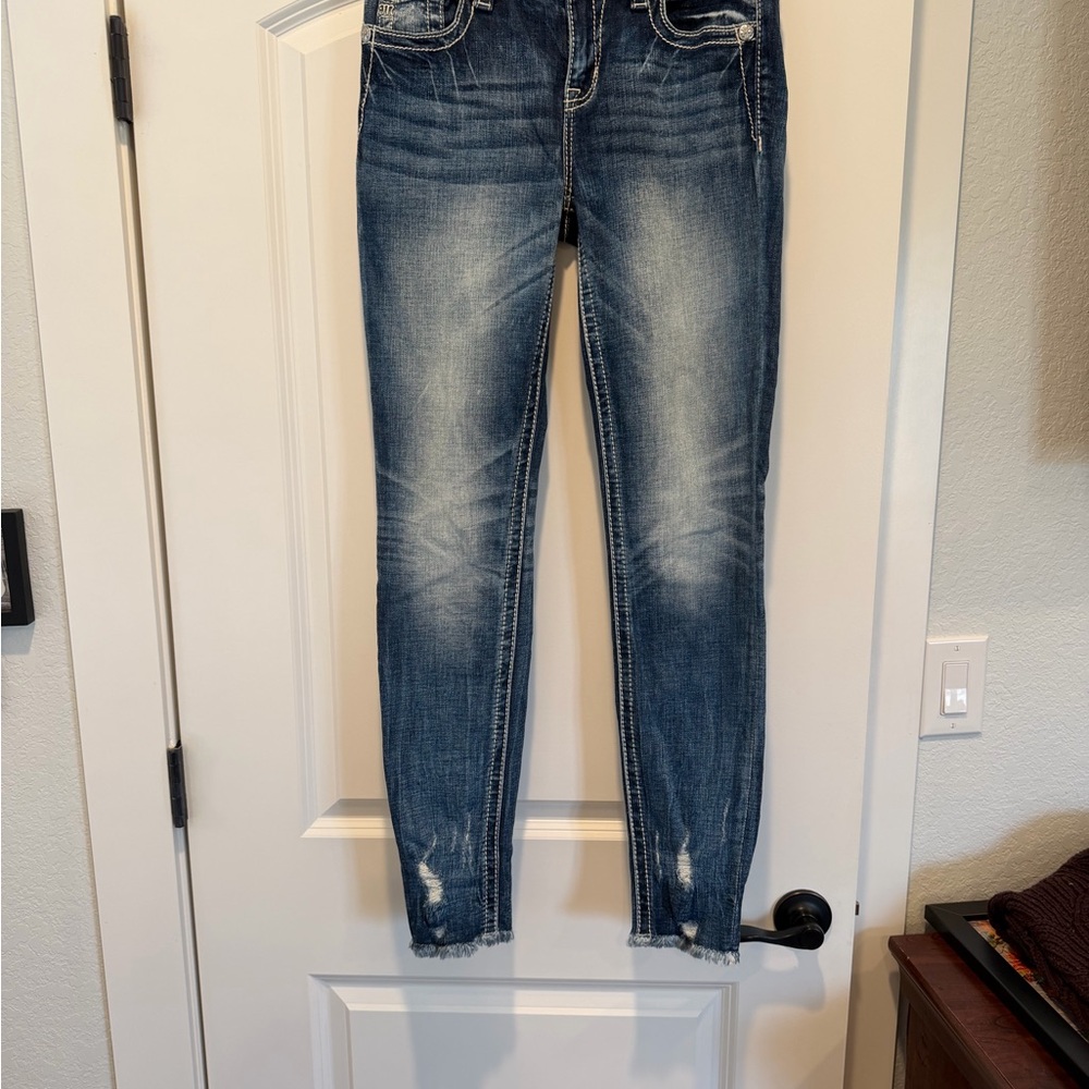 Miss Me Dark Blue Skinny Jeans
